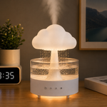 Cloud Rain Humidifier & Essential Oil Diffuser with 7-Color LED Night Light
