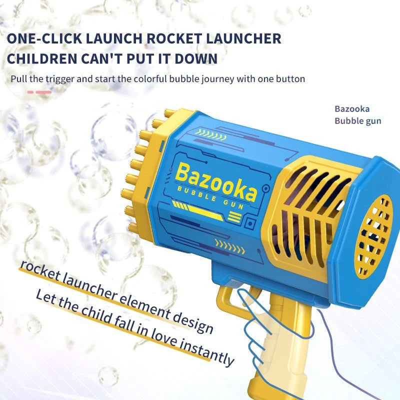 69 Holes Bubble Machine Gun Toy